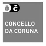 Logo Concello A Coruña 321 x 290 bn